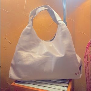 Pretty in Pink 🌸🌸🌸 Peace✌️Love❤️ World 🌎 Blush Pink Large satchel